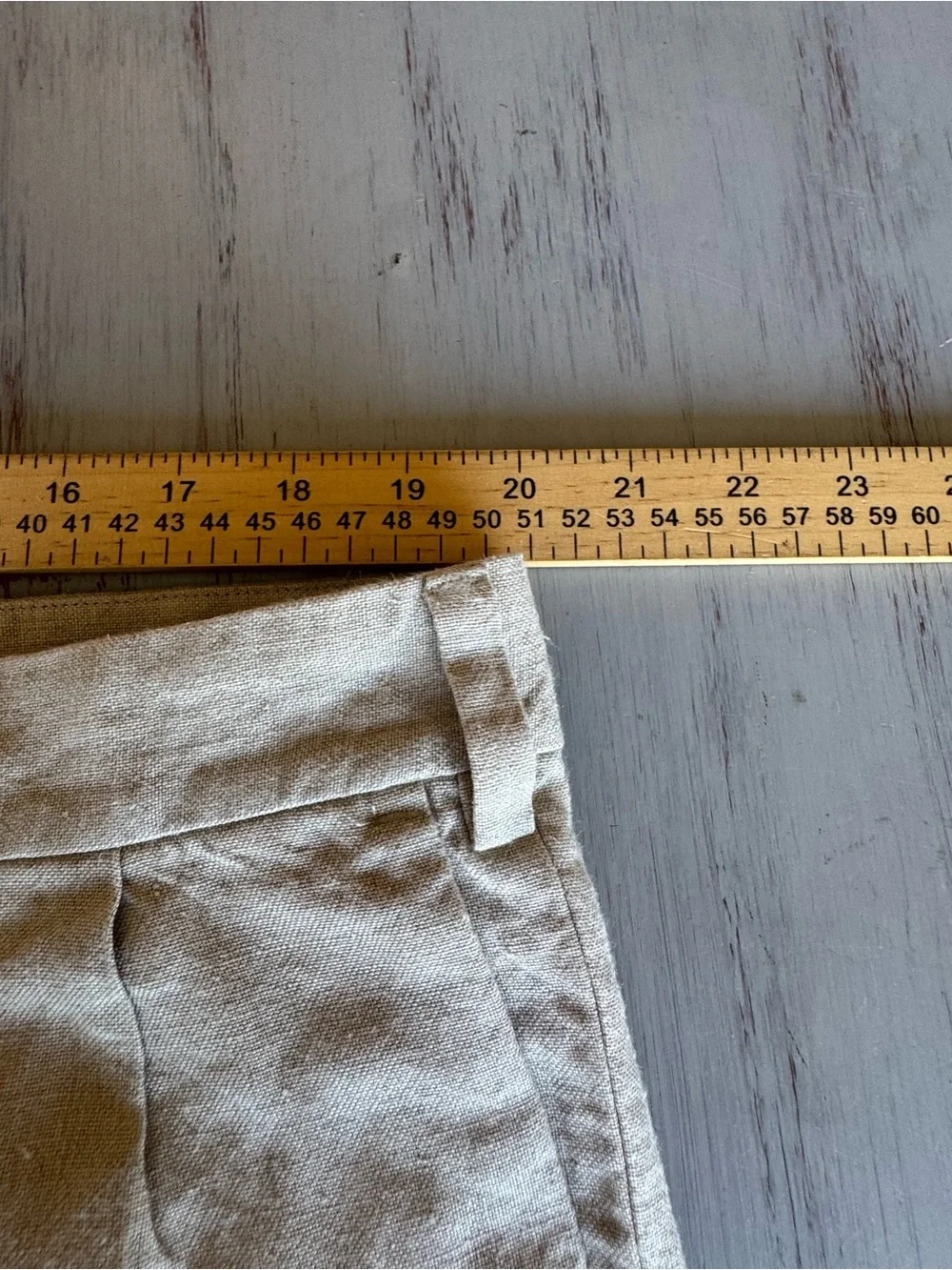 Vintage Y2K Banana Republic Mens 38x32 (40x32) 100% Linen Pleated Cuffed Pants
